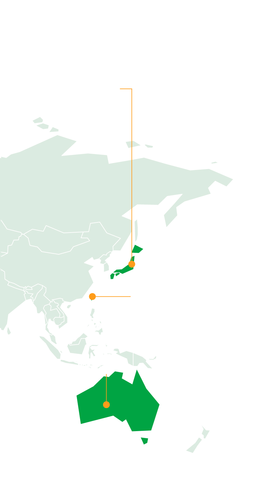Mapa de Asia y Oceanía